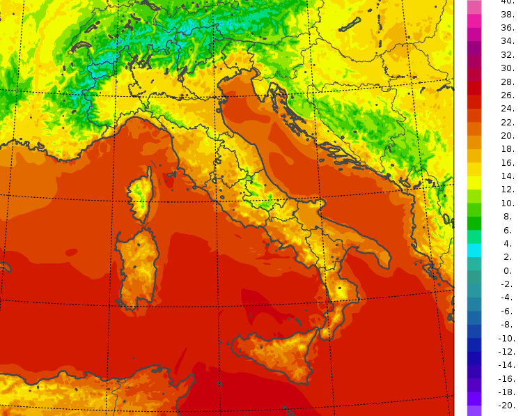 temperature minime oggi