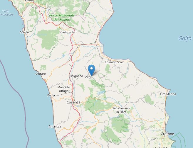 terremoto calabria cosenza