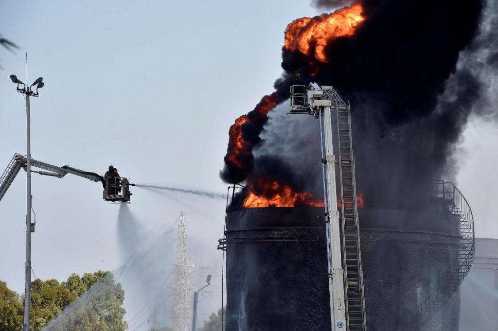 incendio libano