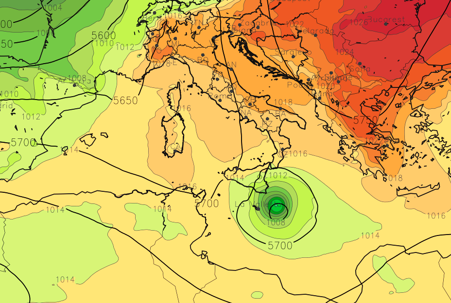 allerta meteo ciclone mediterraneo malta