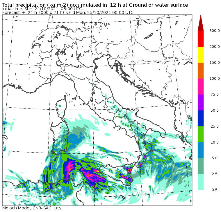 allerta meteo domenica 24 ottobre