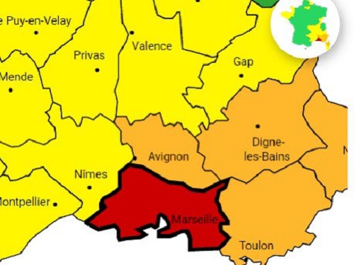 allerta meteo in francia