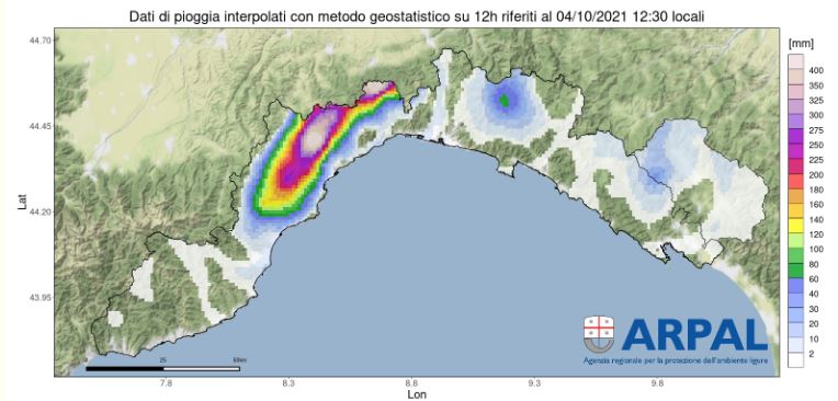 allerta meteo in liguria
