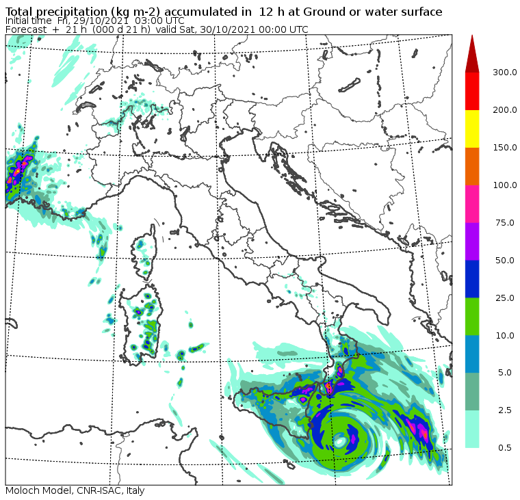 allerta meteo uragano apollo 29 ottobre 2021