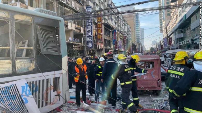 esplosione fuga gas cina