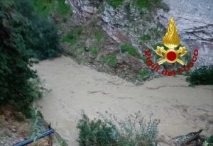 fiume esondato trapanese
