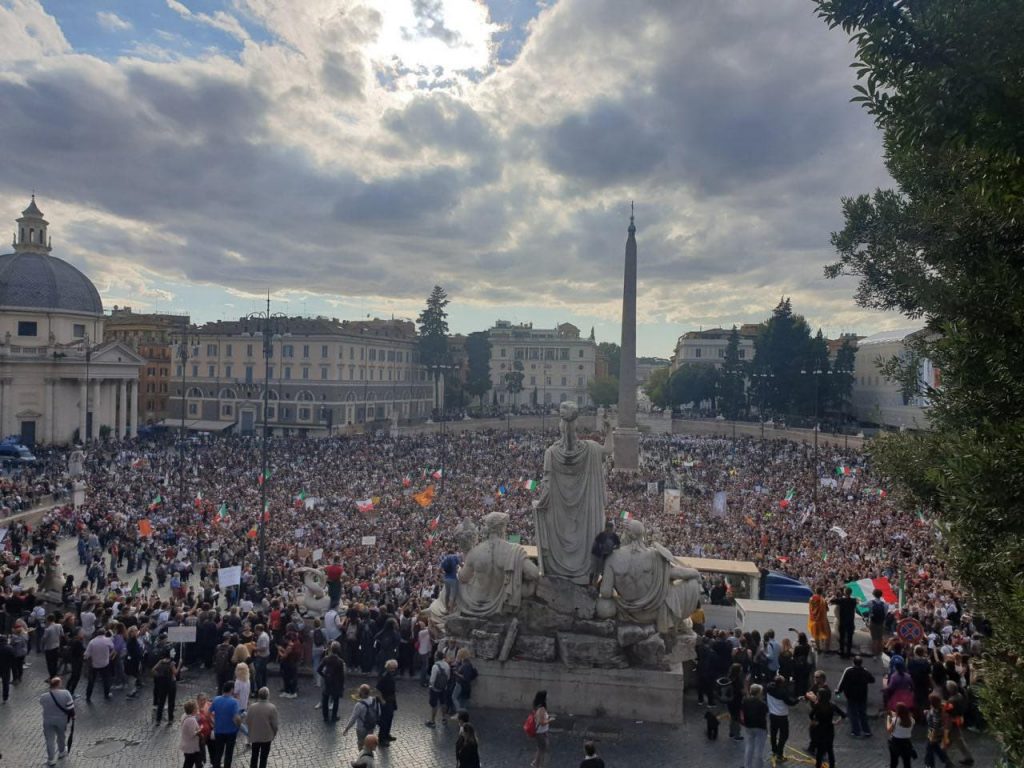 manifestazione green pass