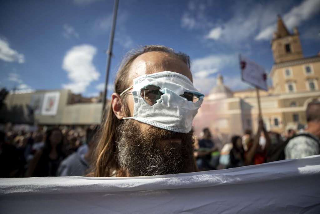 manifestazione roma green pass