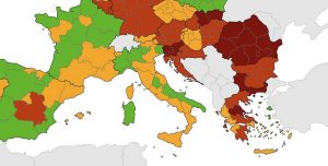 mappa ecdc 14 ottobre