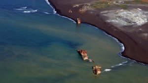 navi riemerse pacifico eruzione vulcanica