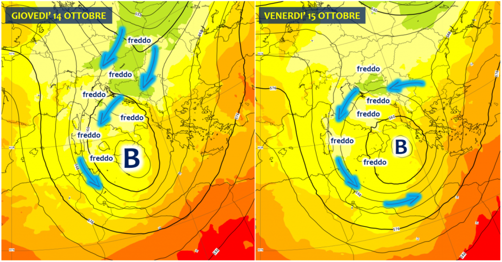 previsioni meteo 14 15 ottobre 2021