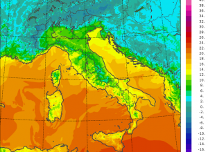 temperature minime italia oggi