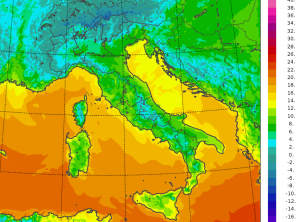 temperature minime italia oggi
