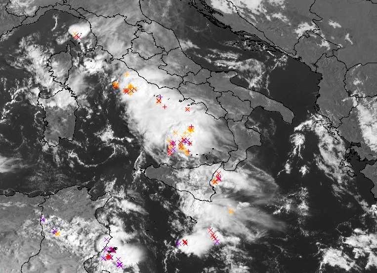temporali italia 2 ottobre 2021