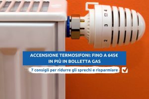 accensione termosifoni come risparmiare
