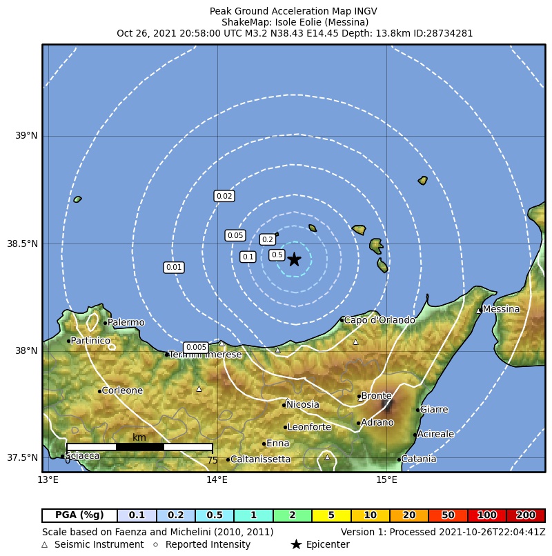 terremoto eolie