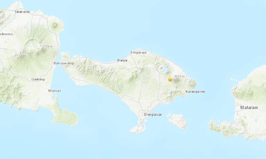 terremoto indonesia bali