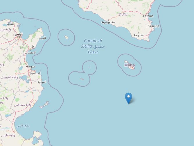 terremoto malta lampedusa