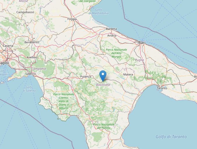 terremoto oggi basilicata puglia