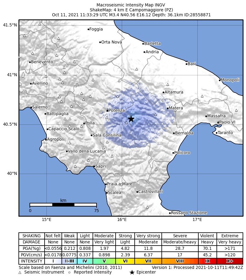 terremoto oggi basilicata puglia