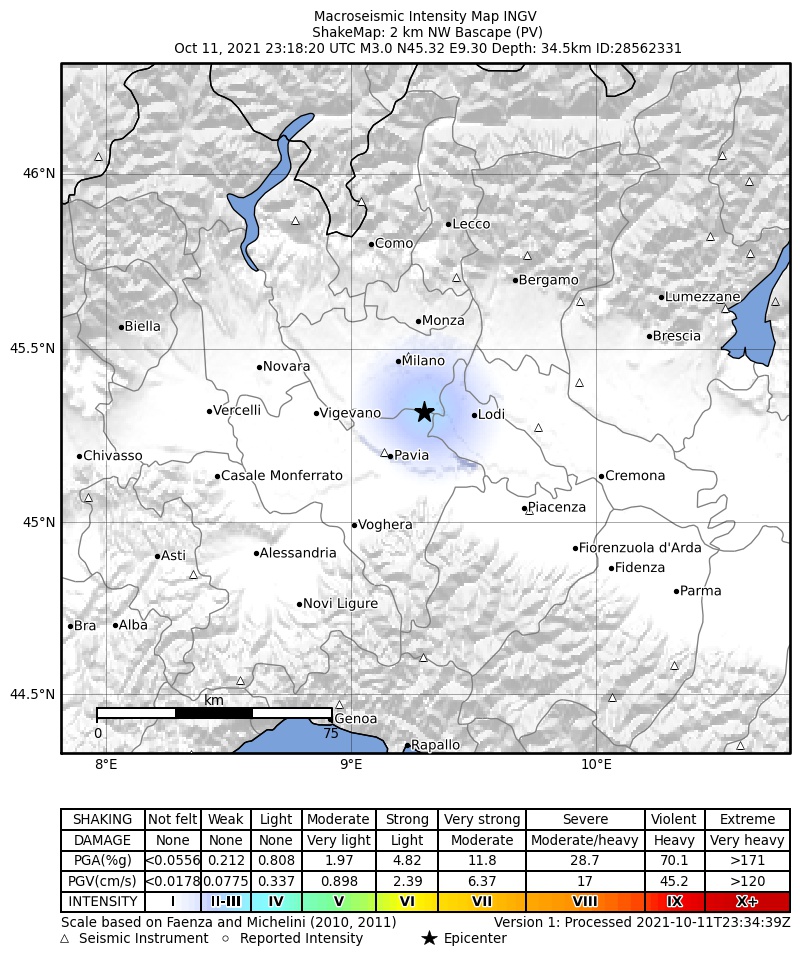 terremoto oggi lombardia