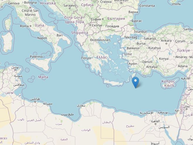 terremoto oggi sicilia grecia