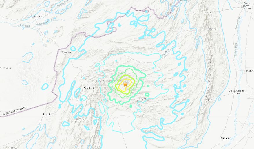 terremoto pakistan belucistan
