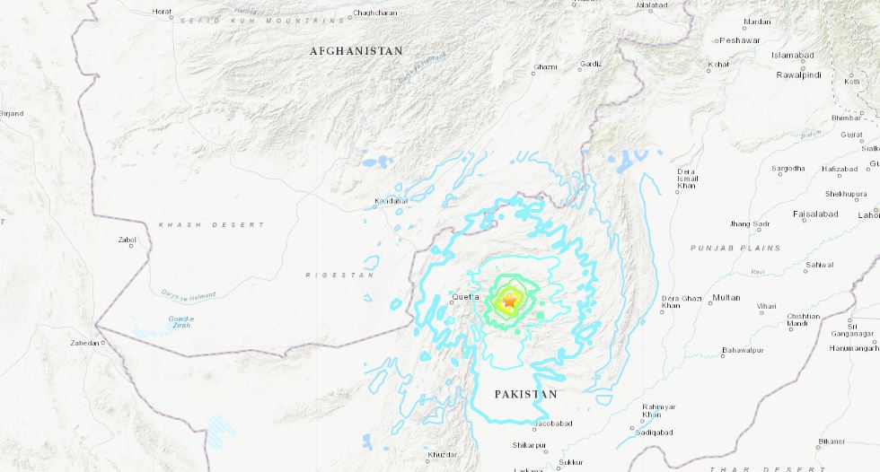 terremoto pakistan belucistan