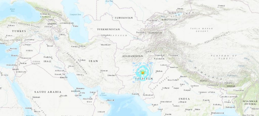 terremoto pakistan belucistan
