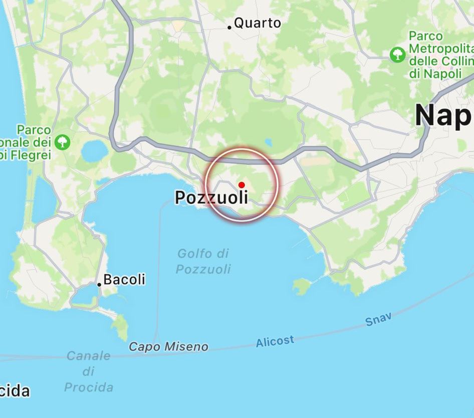 terremoto pozzuoli oggi