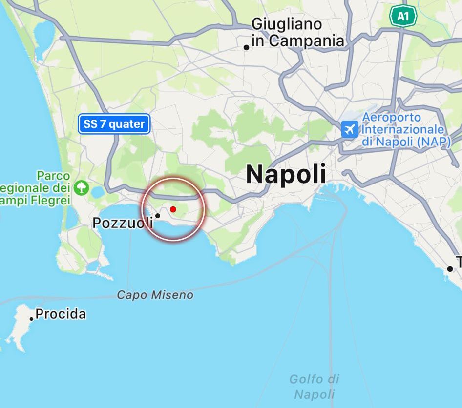 terremoto pozzuoli oggi