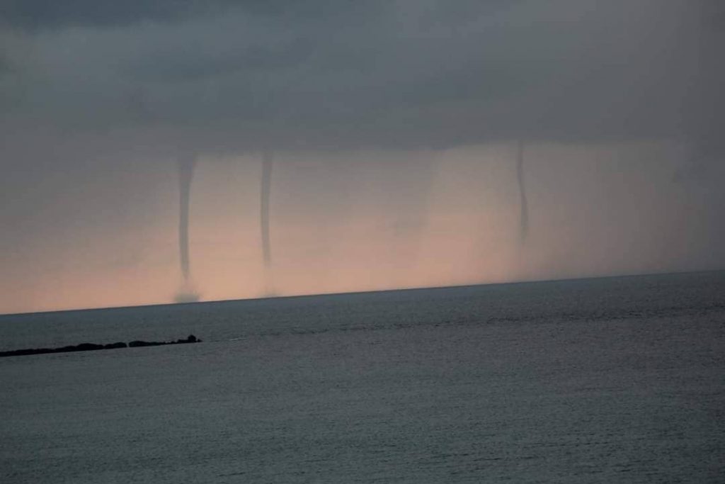 waterspout trapani