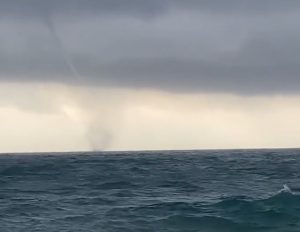 waterspout liguria