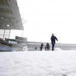 Regno Unito, bufera di neve sul “Turf Moor”, rinviata Burnley-Tottenham di Premier League [FOTO]