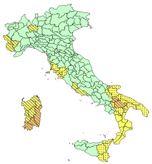allerta meteo 15 novembre