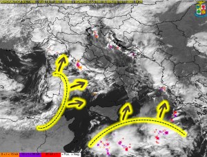 allerta meteo cicloni italia