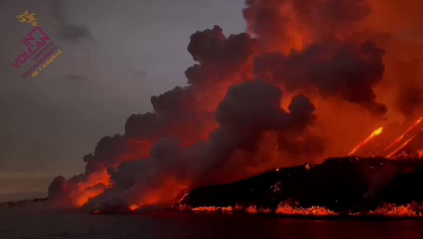 eruzione canarie la palma