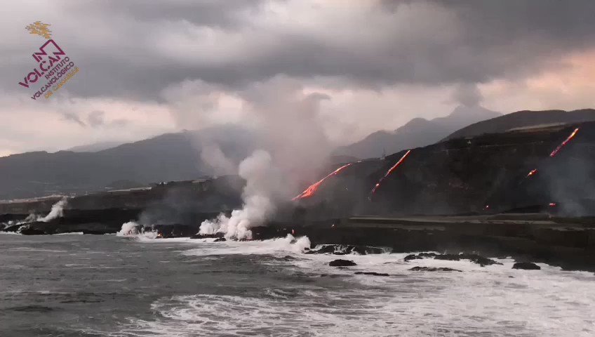 eruzione canarie la palma