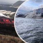 Eruzione senza fine a La Palma: nuovi flussi di lava e decine di terremoti, l’isola si è allargata di 43 ettari [FOTO e VIDEO]