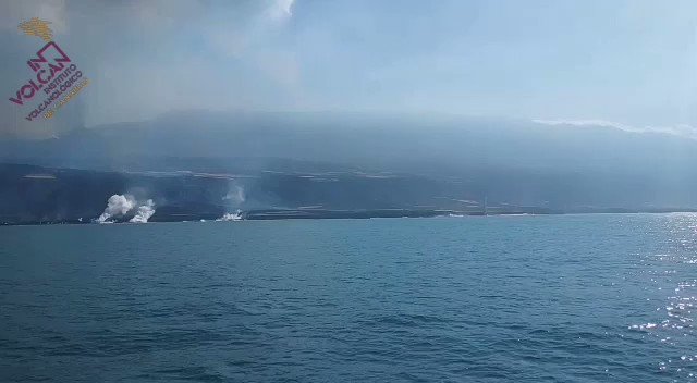 eruzione vulcano la palma