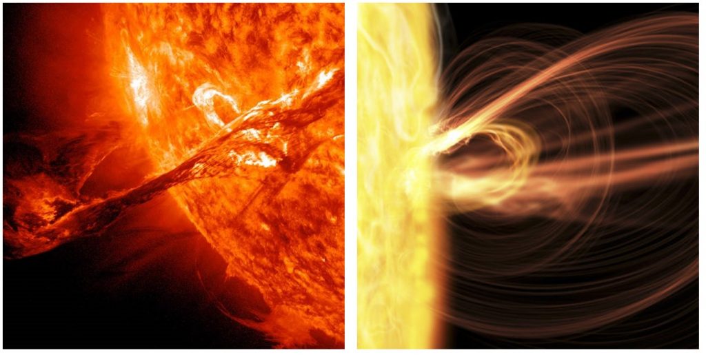 filamento tempesta geomagnetica