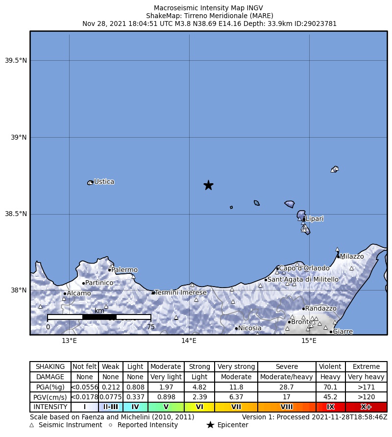 terremoti eolie tirreno