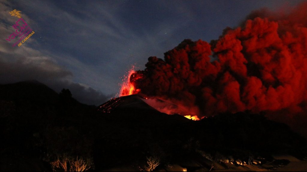 eruzione la palma cumbre vieja