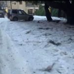 Maltempo in Sicilia, violenta grandinata imbianca Ribera: accumuli fino a 50cm, danni e disagi sulle strade – FOTO e VIDEO