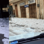 Maltempo in Sicilia, violenta grandinata imbianca Ribera: accumuli fino a 50cm, danni e disagi sulle strade – FOTO e VIDEO