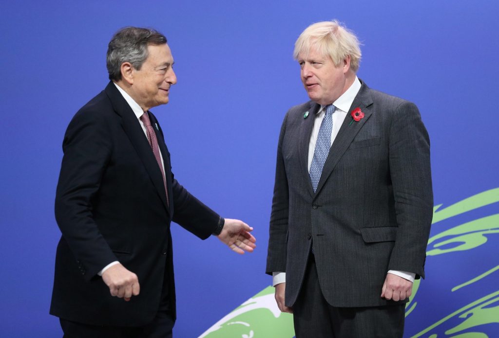 mario draghi boris johnson