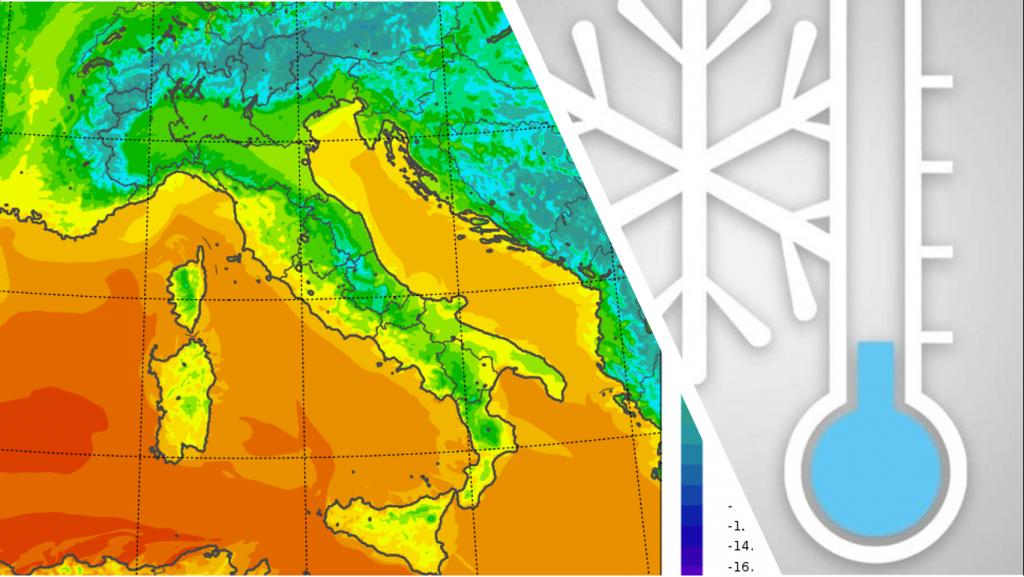 temperature minime italia oggi