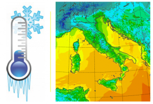 temperature minime italia oggi