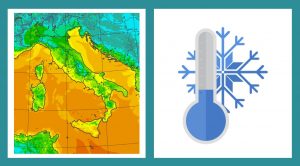 temperature minime italia oggi