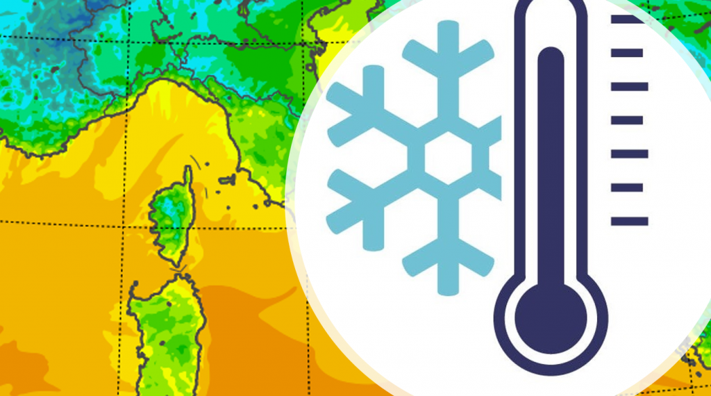 temperature minime italia oggi